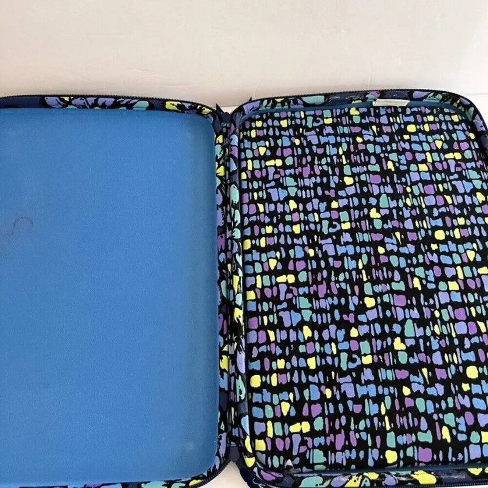 Vera Bradley Bag Case Hard Shell Laptop Workstation Crossbody Floral Quilted